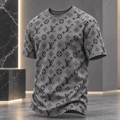 Louis Vuitton | Monochrome Allover Monogram T-Shirt Winter 2026 Collection
