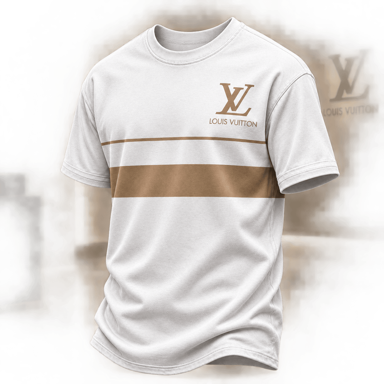 Louis Vuitton | Bronze Chest Stripe T-Shirt Fall 2026 Collection