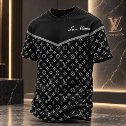 Louis Vuitton | Monogram Chevron Print T-Shirt Winter 2026 Collection