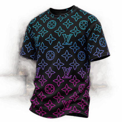 Louis Vuitton | Neon Gradient Monogram T-Shirt Winter 2026 Collection