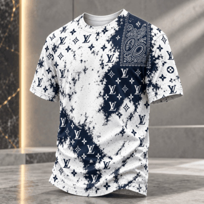 Louis Vuitton | Monogram Bandana Splatter T-Shirt Winter 2026 Collection