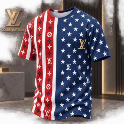 Louis Vuitton | Monogram Stars And Stripes T-Shirt Fall 2026 Collection