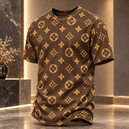 Louis Vuitton | Golden Monogram Print T-Shirt Fall 2026 Collection