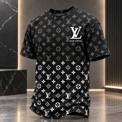 Louis Vuitton | Gradient Monogram Print T-Shirt Winter 2026 Collection