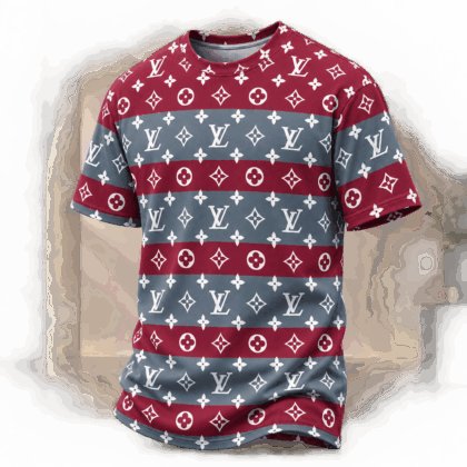 Louis Vuitton | Monogram Colorblock Stripes T-Shirt Winter 2026 Collection