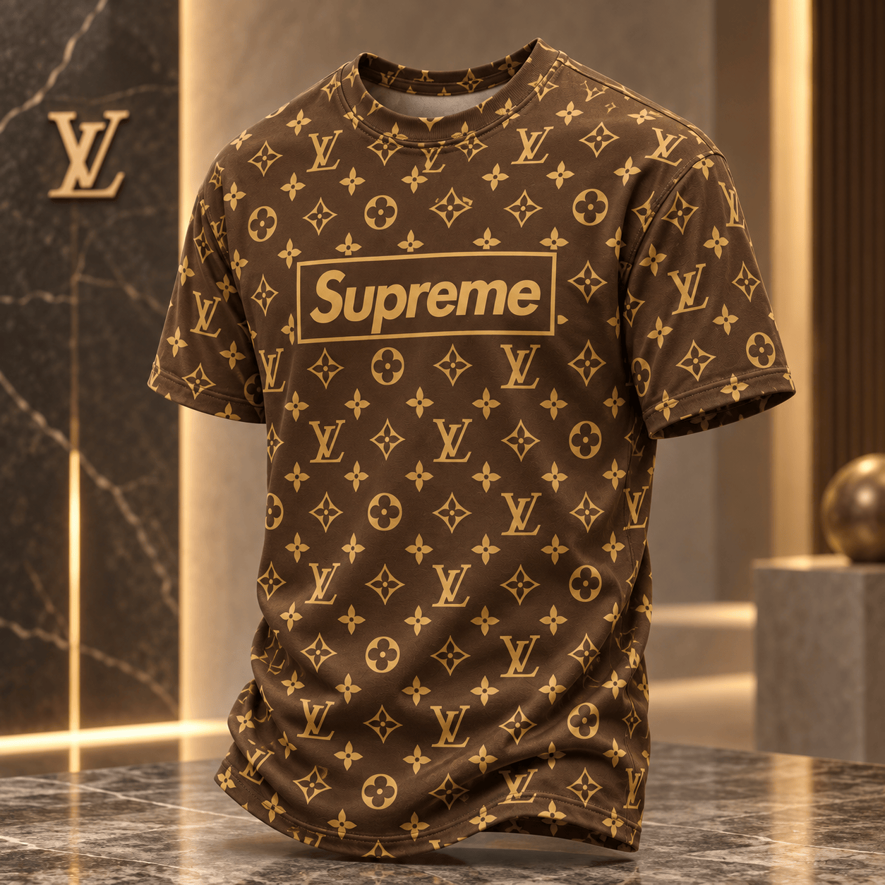 Louis Vuitton | Box Logo Monogram T-Shirt Winter 2026 Collection