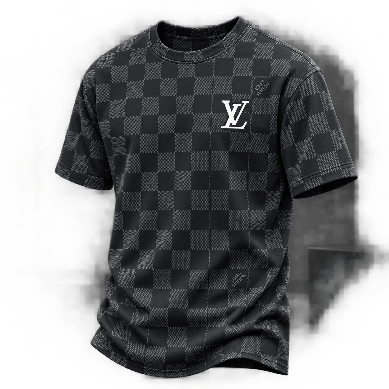 Louis Vuitton | Shadow Checkerboard Print T-Shirt Winter 2026 Collection