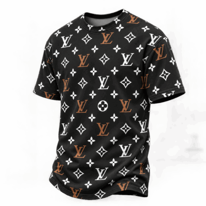 Louis Vuitton | Two-Tone Monogram Print T-Shirt Winter 2026 Collection