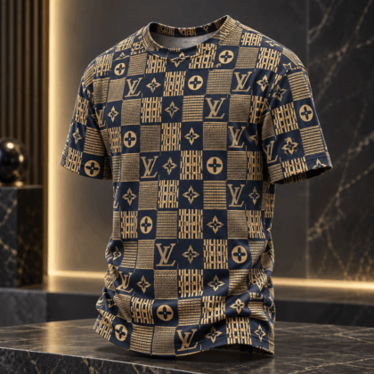 Louis Vuitton | Golden Monogram Checkerboard T-Shirt Winter 2026 Collection