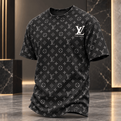 Louis Vuitton | Monochrome Allover Monogram T-Shirt Winter 2026 Collection