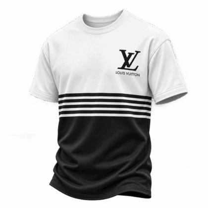 Louis Vuitton | Monogram Stripe Colorblock T-Shirt Fall 2026 Collection