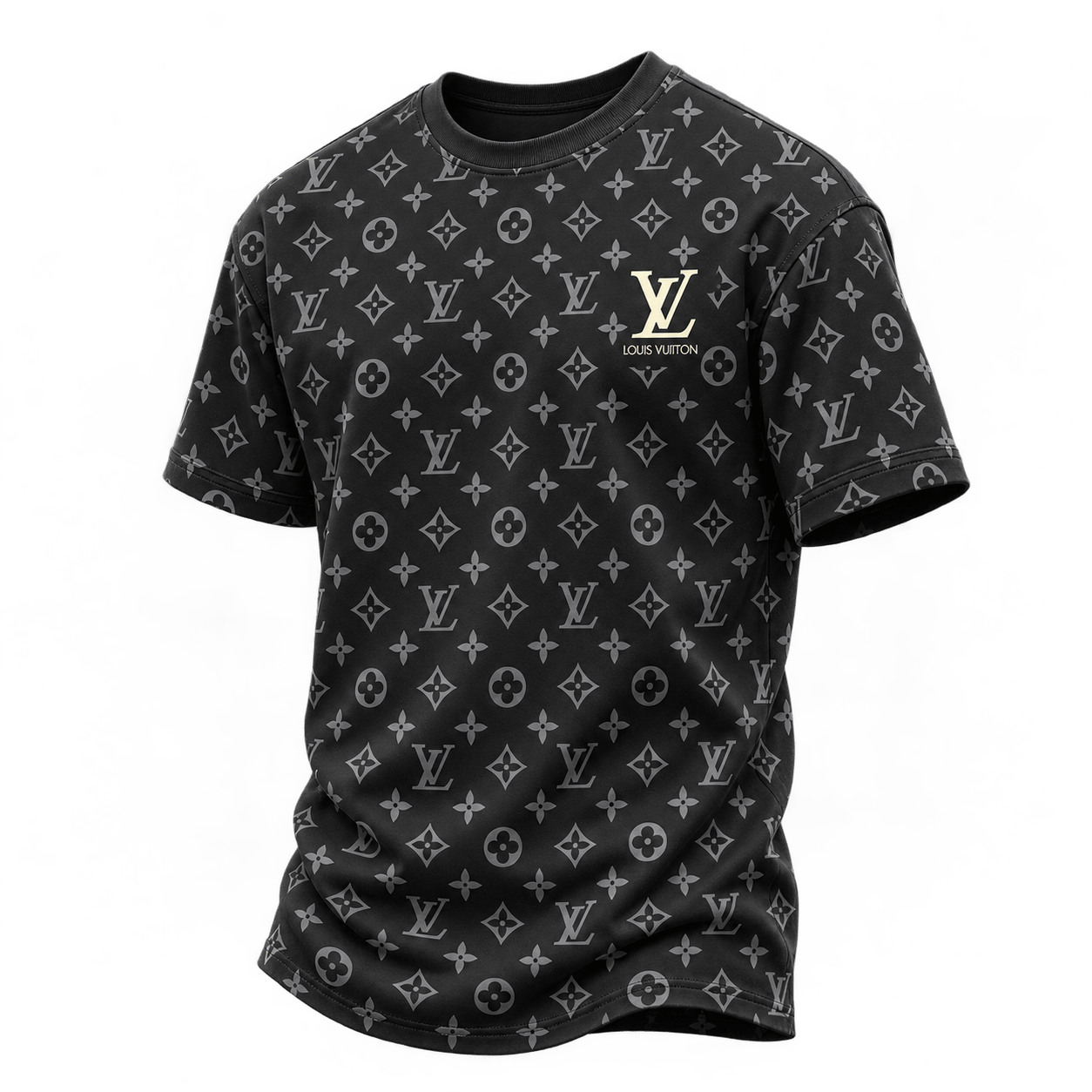 Louis Vuitton | Tonal Monogram Print T-Shirt Fall 2026 Collection