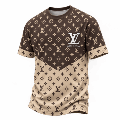 Louis Vuitton | Two-Tone Monogram Chevron T-Shirt Fall 2026 Collection