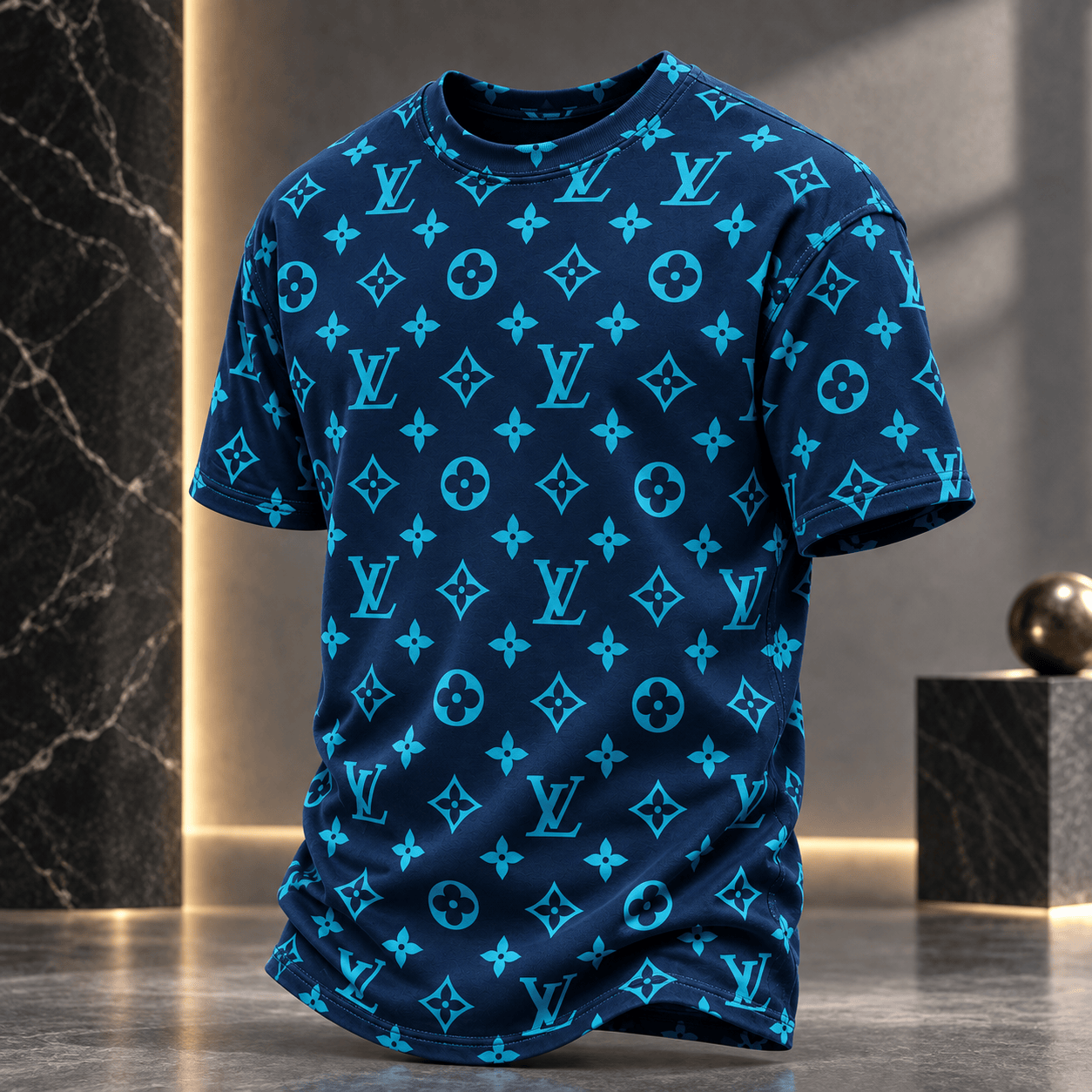 Louis Vuitton | Electric Blue Monogram T-Shirt Fall 2026 Collection