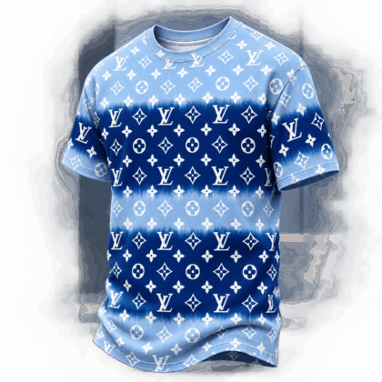 Louis Vuitton | Blue Ombré Monogram T-Shirt Winter 2026 Collection