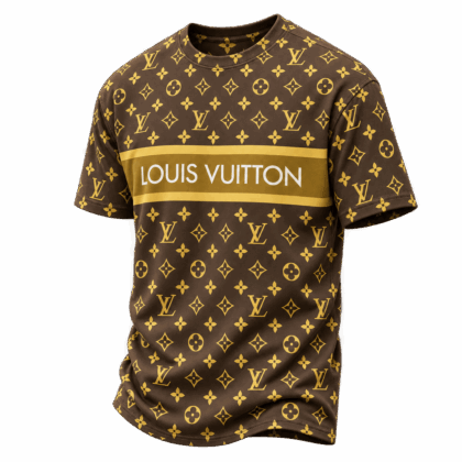 Louis Vuitton | Golden Monogram Stripe T-Shirt Fall 2026 Collection