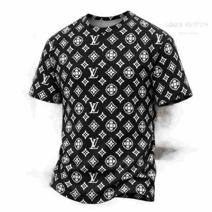 Louis Vuitton | Monochrome Allover Monogram T-Shirt Winter 2026 Collection