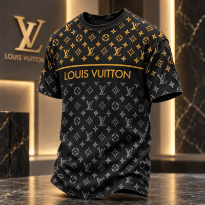 Louis Vuitton | Two-Tone Monogram Print T-Shirt Winter 2026 Collection