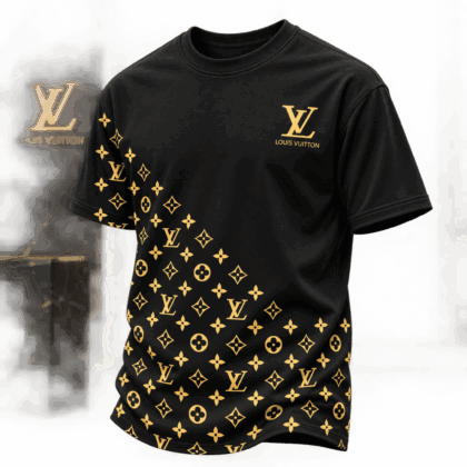Louis Vuitton | Gold Monogram Cascade T-Shirt Fall 2026 Collection
