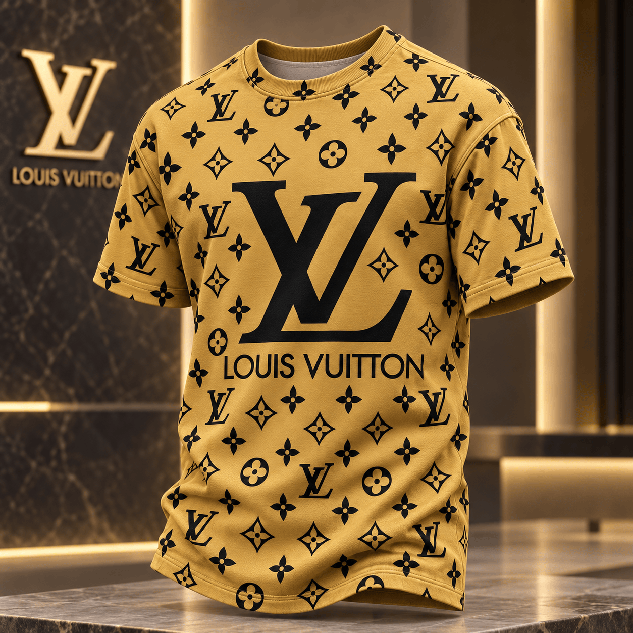 Louis Vuitton | Oversized Monogram Print T-Shirt Winter 2026 Collection
