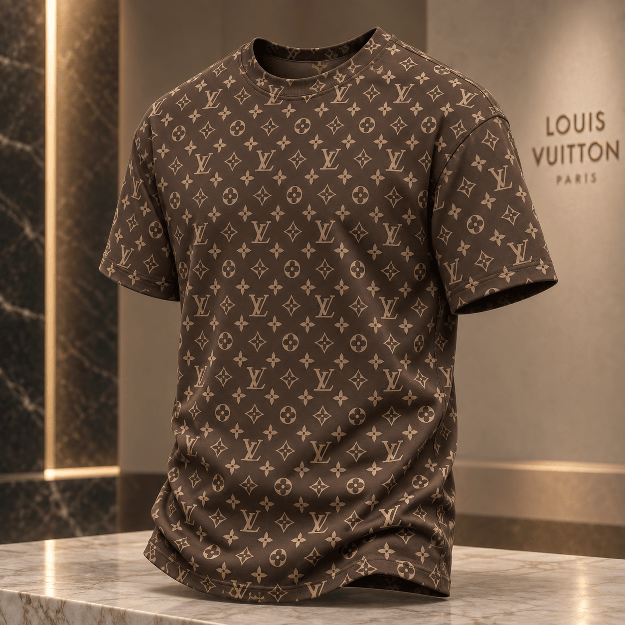 Louis Vuitton | Classic Monogram Print T-Shirt Fall 2026 Collection