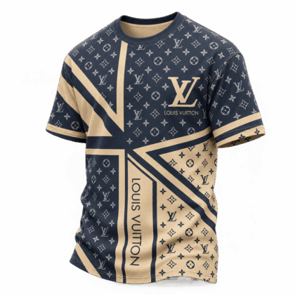 Louis Vuitton | Monogram Geometric Panel T-Shirt Winter 2026 Collection