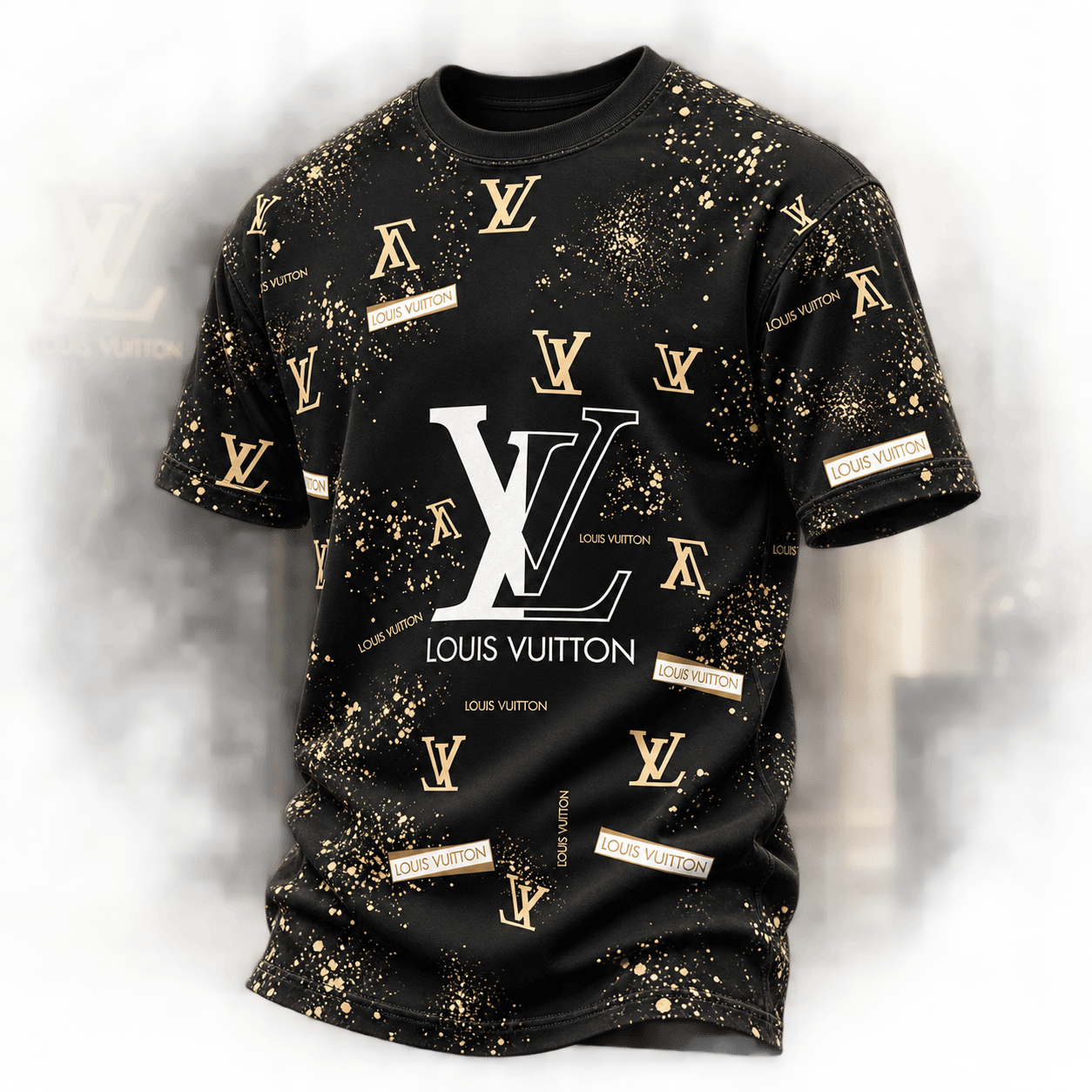 Louis Vuitton | Gold Splatter Monogram T-Shirt Fall 2026 Collection