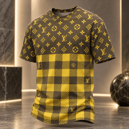 Louis Vuitton | Monogram Checkered Print T-Shirt Winter 2026 Collection
