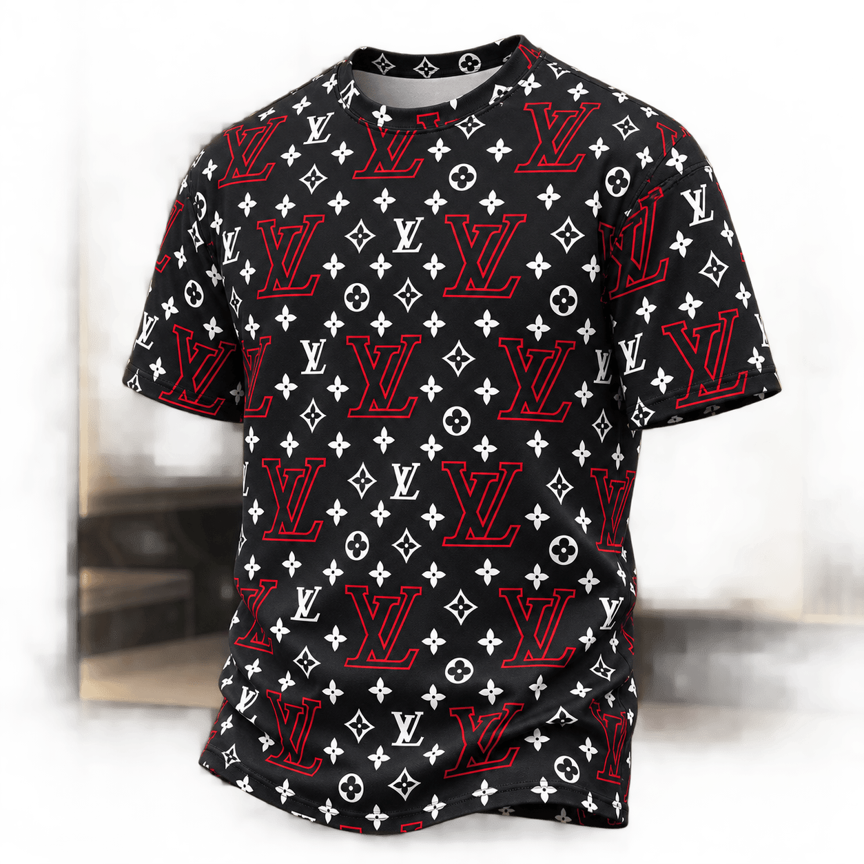 Louis Vuitton | Red Outline Monogram T-Shirt Fall 2026 Collection