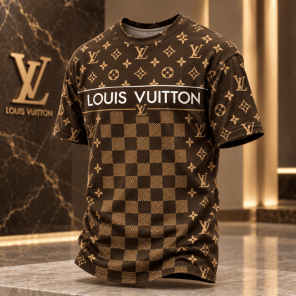 Louis Vuitton | Monogram Checkerboard Graphic T-Shirt Winter 2026 Collection
