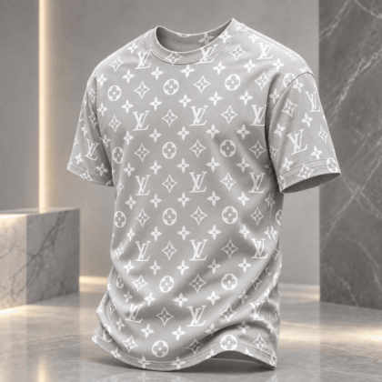Louis Vuitton | Allover Monogram Print T-Shirt Winter 2026 Collection