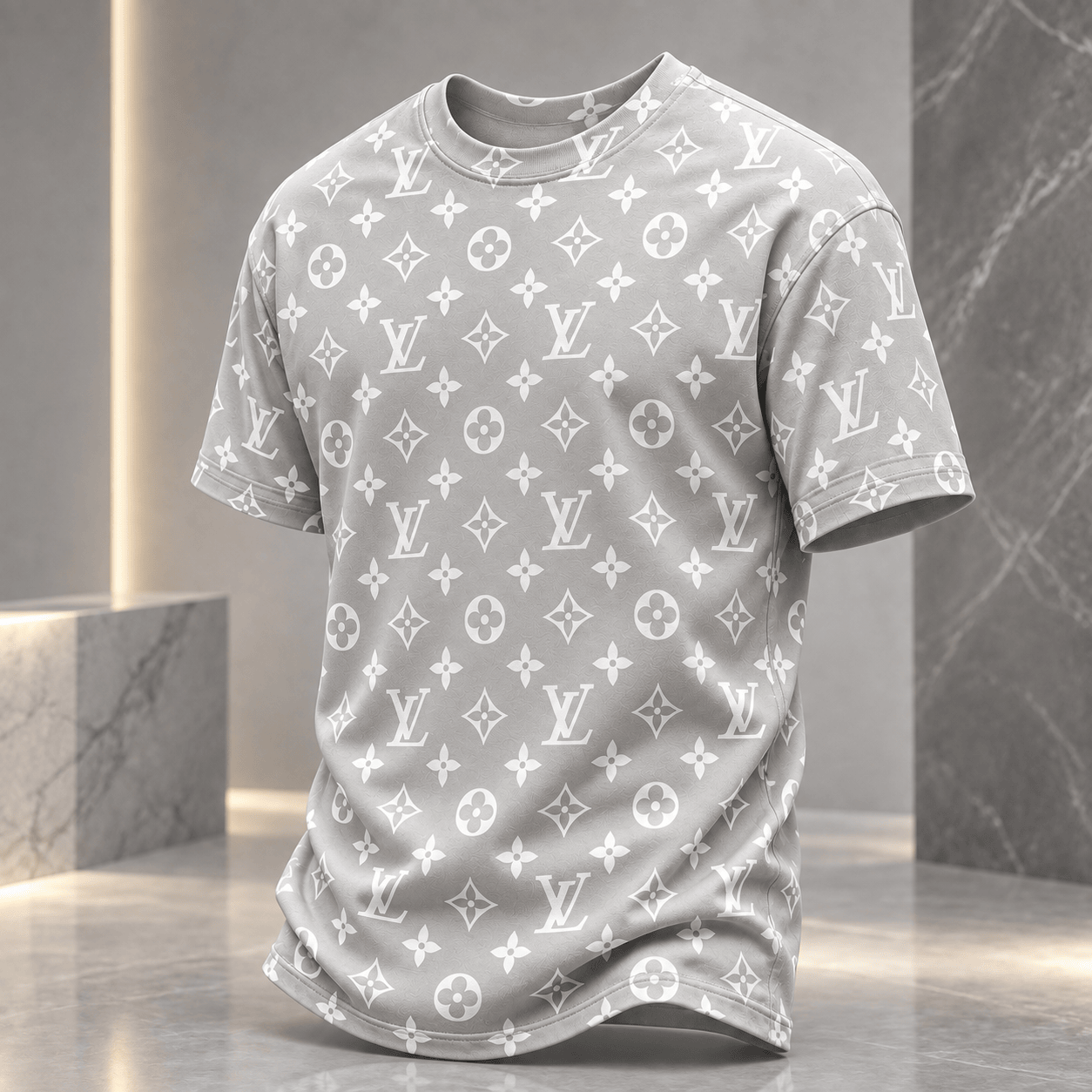 Louis Vuitton | Allover Monogram Print T-Shirt Winter 2026 Collection