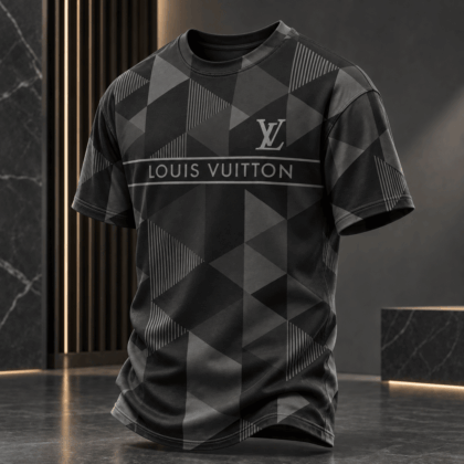 Louis Vuitton | Geometric Triangle Print T-Shirt Winter 2026 Collection