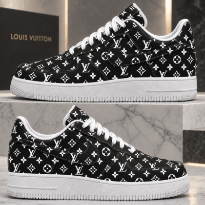 Louis Vuitton | Monochrome Monogram Print Sneakers Winter 2026 Collection