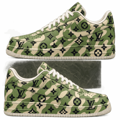 Louis Vuitton | Monogram Camo Print Sneakers Winter 2026 Collection
