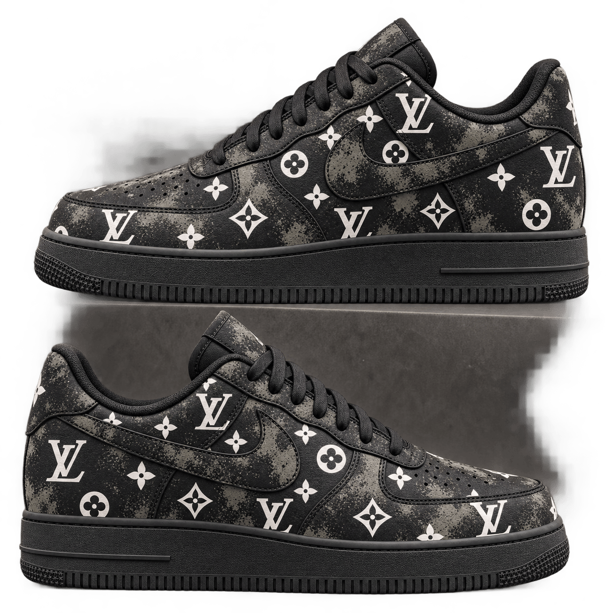 Louis Vuitton | Distressed Monogram Print Sneakers Fall 2026 Collection