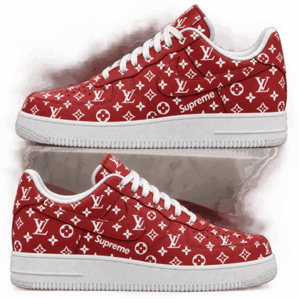 Louis Vuitton | Crimson Floral Monogram Sneakers Winter 2026 Collection