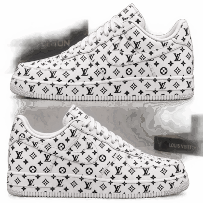 Louis Vuitton | Monochrome Allover Monogram Sneakers Winter 2026 Collection