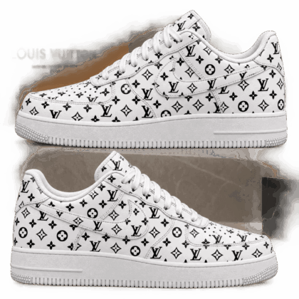 Louis Vuitton | Black And White Monogram Sneakers Fall 2026 Collection