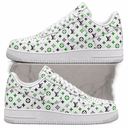 Louis Vuitton | Emerald Noir Monogram Sneakers Winter 2026 Collection
