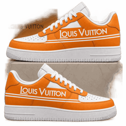 Louis Vuitton | Orange Signature Stripe Sneakers Fall 2026 Collection