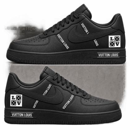 Louis Vuitton | Monochrome Typographic Patchwork Sneakers Winter 2026 Collection