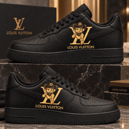 Louis Vuitton | Gold Cartoon Monogram Sneakers Winter 2026 Collection