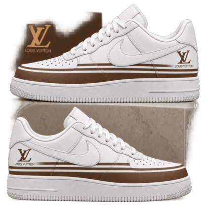 Louis Vuitton | Chocolate Signature Stripe Sneakers Fall 2026 Collection