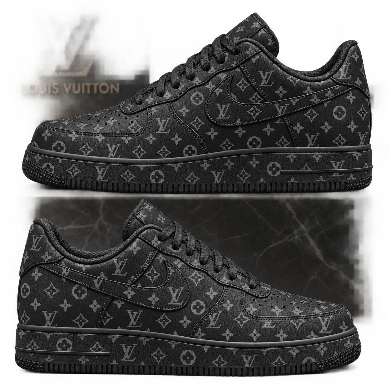 Louis Vuitton | Shadow Monogram Print Sneakers Winter 2026 Collection