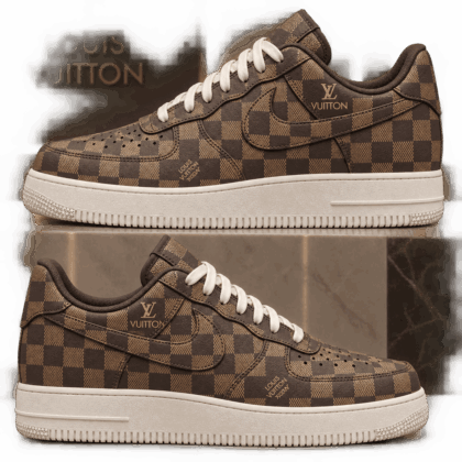 Louis Vuitton | Brown Damier Check Sneakers Fall 2026 Collection