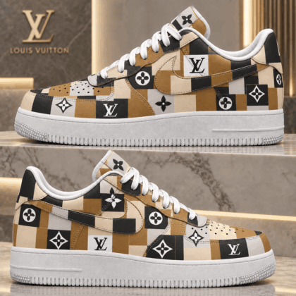 Louis Vuitton | Monogram Checkerboard Patchwork Sneakers Fall 2026 Collection