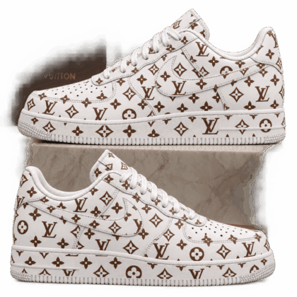 Louis Vuitton | Brown Monogram Print Sneakers Winter 2026 Collection