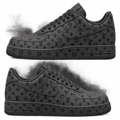 Louis Vuitton | Tonal Charcoal Monogram Sneakers Winter 2026 Collection