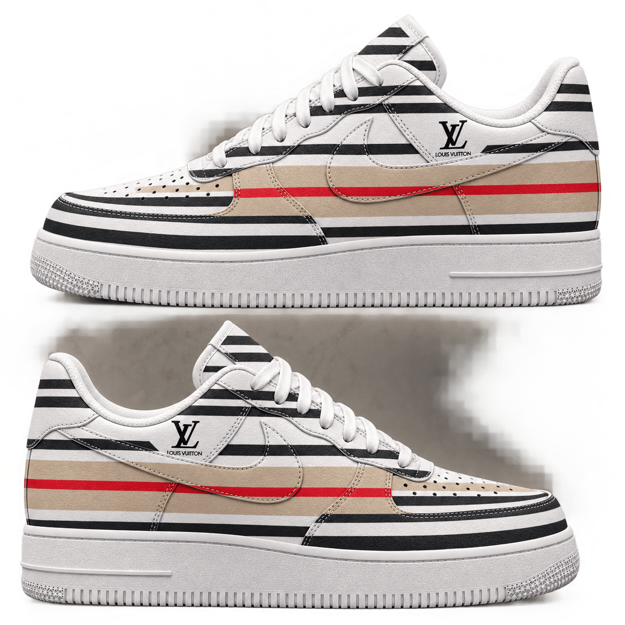 Louis Vuitton | Heritage Contrast Stripes Sneakers Fall 2026 Collection